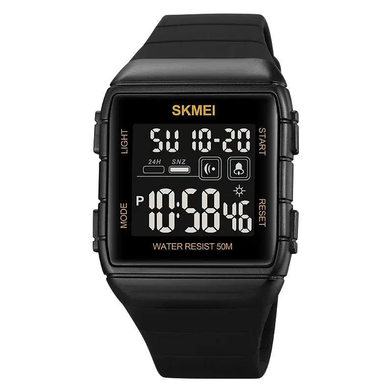 Reloj deportivo MDUG (blanco y negro)