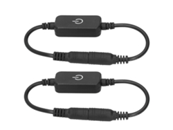 2 Controladores Táctiles De Atenuación Para Tiras Led Monocromáticas Dc5v-24v 6a 96w Con Interruptor De Encendido/apagado