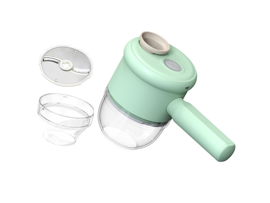 Molinillo Eléctrico 2 En 1 Para Ajo, Cortador De Verduras Y Procesador De Alimentos Portátil Para Ajo, Pimiento, Carne Y Cebolla.