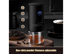 Molinillo De Café Eléctrico Portátil De Cerámica Con 6 Velocidades, Usb, Parada Automática, Para Uso Doméstico Y Exterior, 25 G