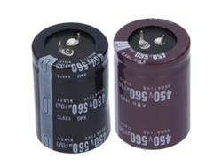2 Condensadores Electrolíticos De Aluminio De 450 V Y 560 Μf, 105 ℃, Para Equipos De Audio Y Lámparas Led.