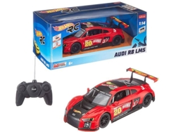 Coche Teledirigido RC HOT WHEELS Audi R8 (Rojo)