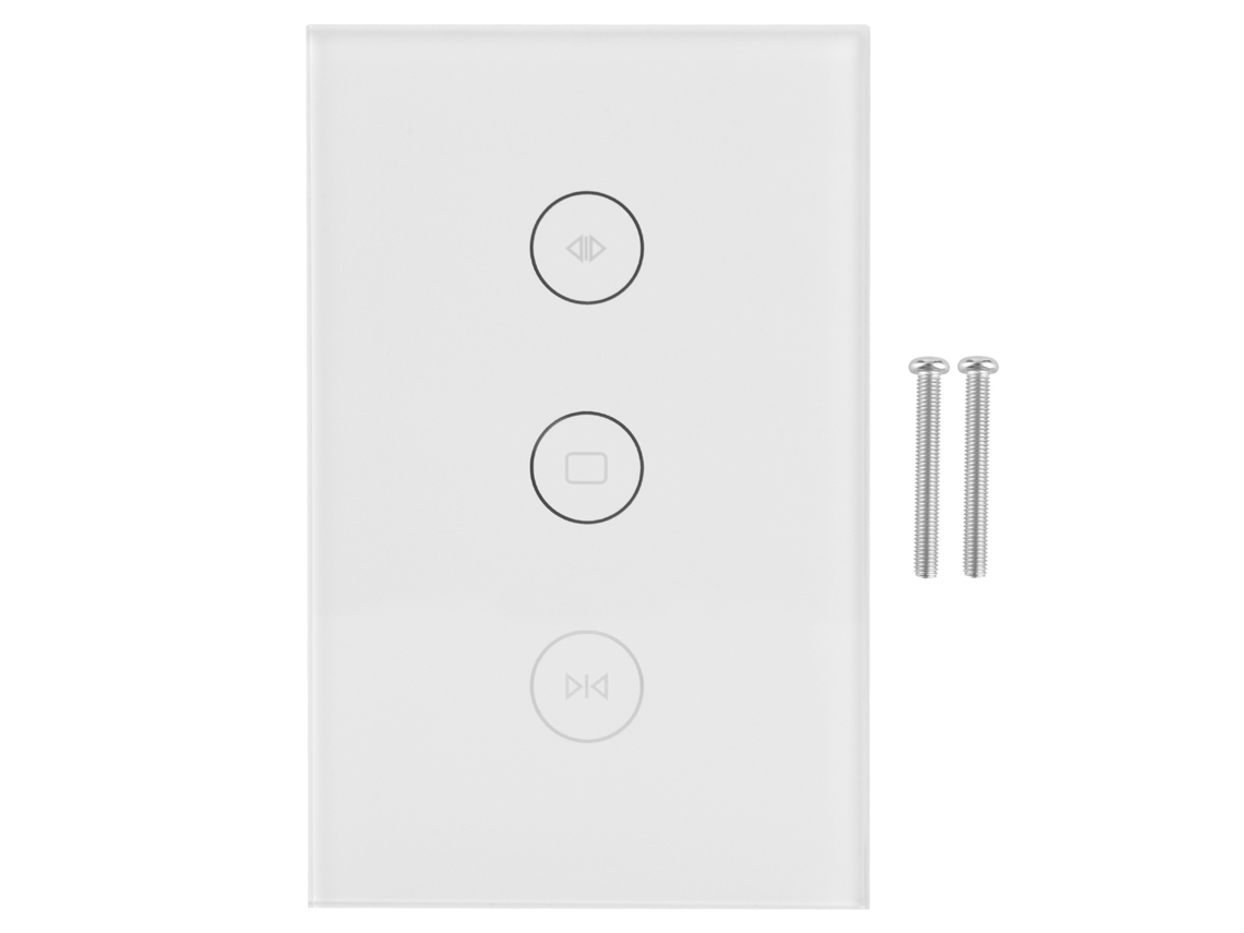 Interruptor inteligente para cortinas Wifi 2026 con control táctil y control remoto inalámbrico 100-240 V EE. UU.