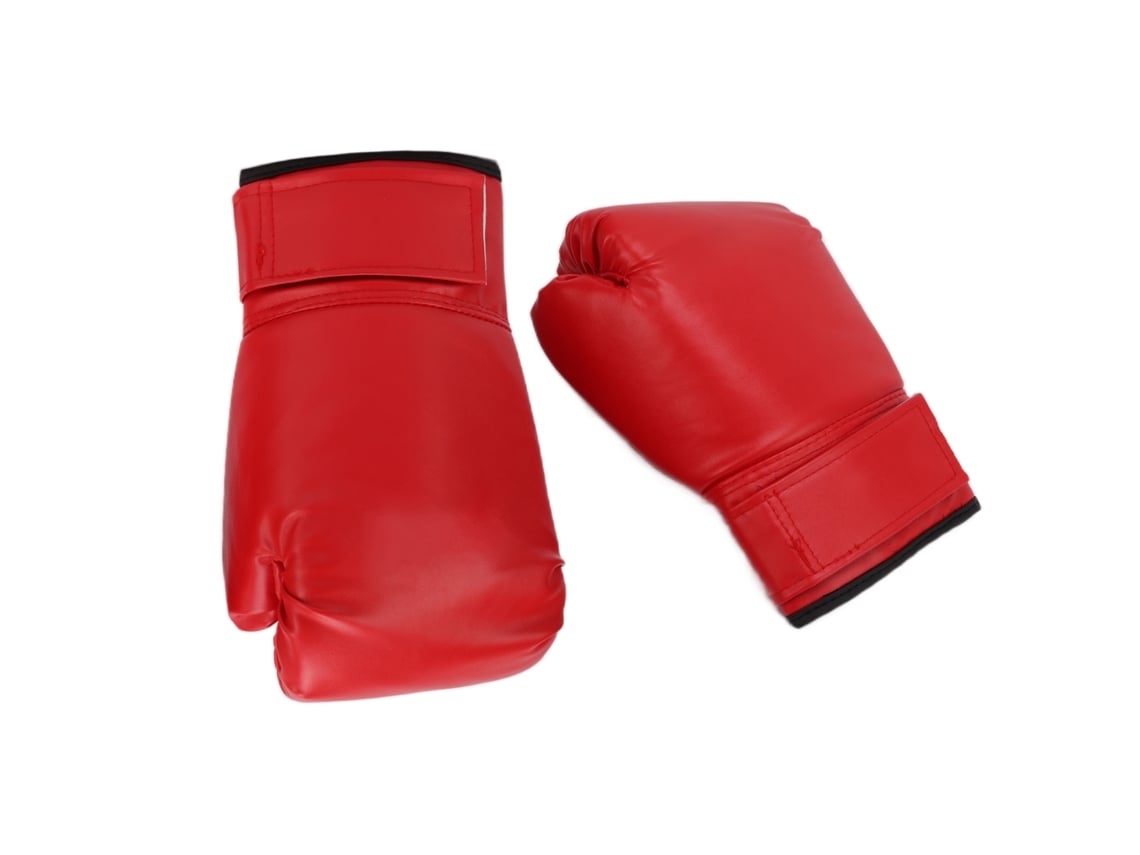 Guantes de boxeo unisex para adultos 2026rebe, 283 g, para entrenamiento, lucha libre, sanda y muay thai, color rojo.