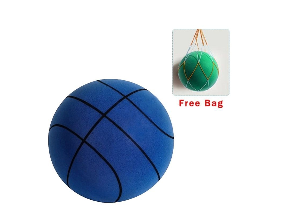 Balón De Baloncesto Silencioso Handleshh Para Entrenamiento En Interiores, Alta Elasticidad, Sin Recubrimiento, Para Mayores De 12 Meses.