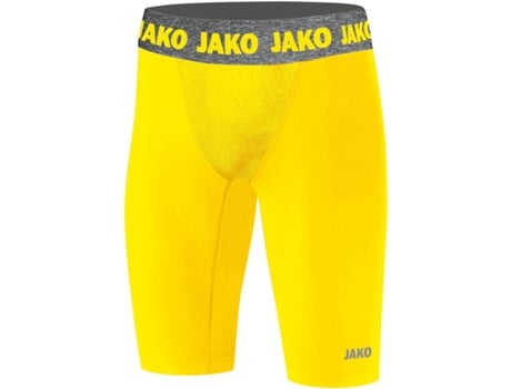 Pantalones Cortos para Hombre JAKO Court Compression 2.0 Amarillo (XL)