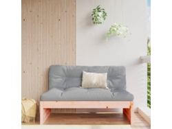 Sofá de jardín 120x80 cm Madera maciza Douglas Lovely Home