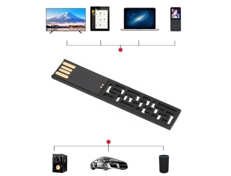 HURRISE Memoria USB de Metal 16Gb/32G/64G/128G Thumb Metal 2.0 Almacenamiento de Metal para Computadora Tarjeta de 32 16 Gb