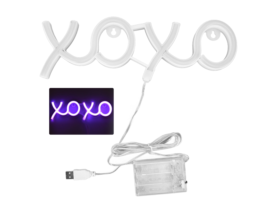 Luz De Neón Led Decorativa Ip45 Púrpura Para Señal Nocturna En Bar, Pub, Tienda, Garaje, Hogar Y Fiestas.