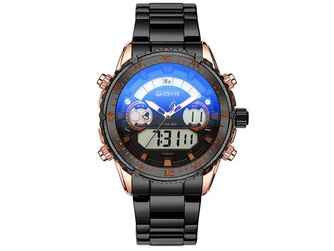 Reloj Deportivo Para Hombre (negro), Reloj Digital Resistente Al Agua
