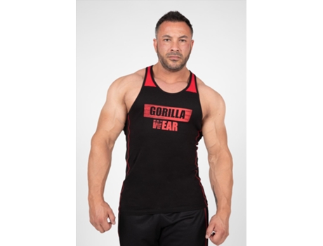 Top Unisex GORILLA WEAR Nan Algodón Negro (2XL)