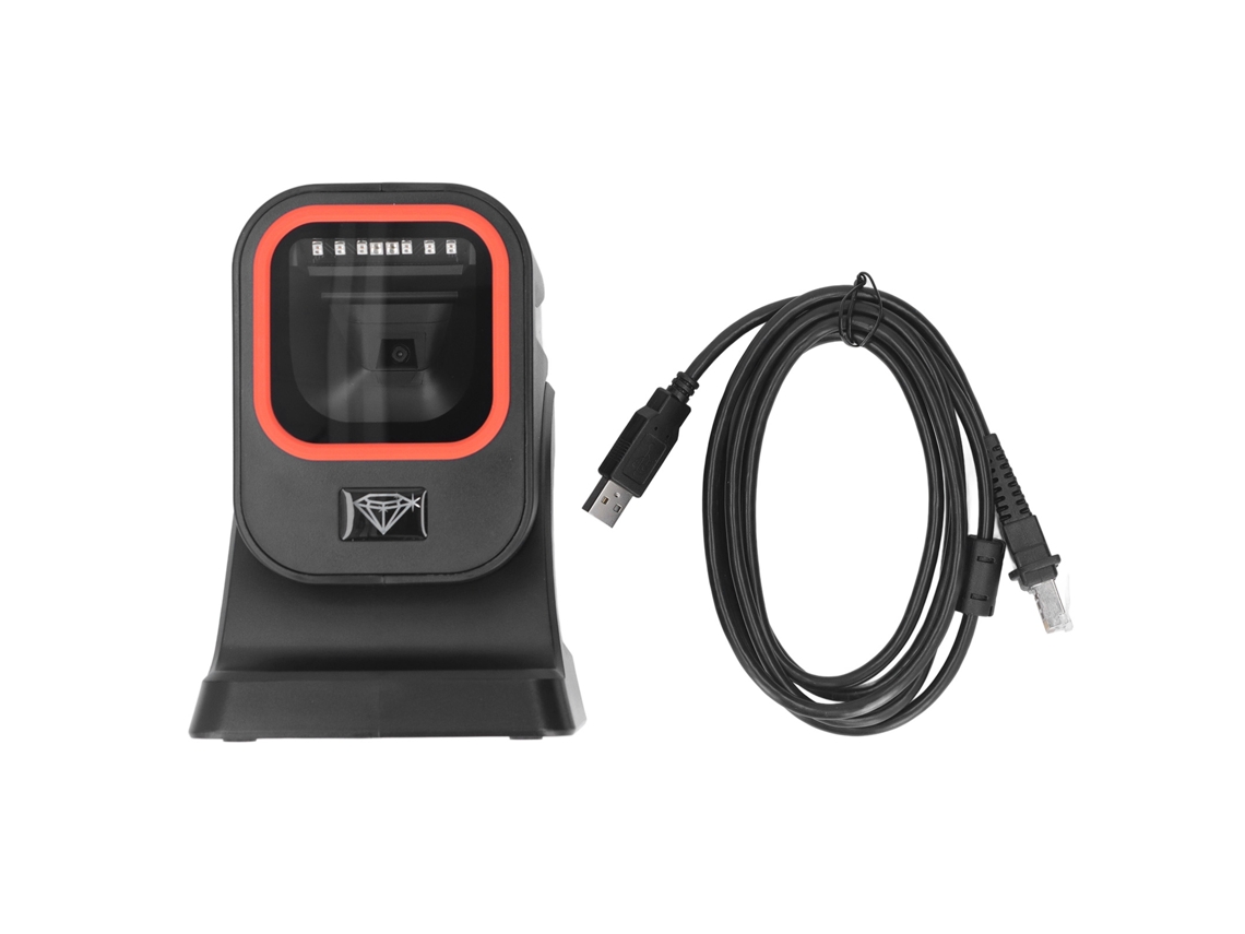 Escáner De Código De Barras 1d/2d De Sobremesa Con Detección Automática Para Tiendas, Supermercados Y Almacenes.
