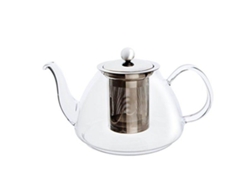 Cafetera Italiana de Vidrio Borosilicato Quid (1 L)