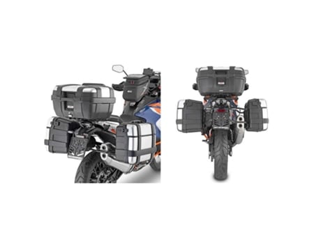 Soporte de la maleta lateral de la moto GIVI Monokey Aprilia Tuareg 660 21