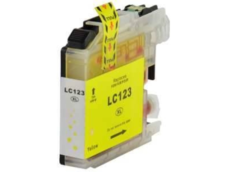 Cartucho para Brother LC123 Amarillo (LC121Y/LC123Y)