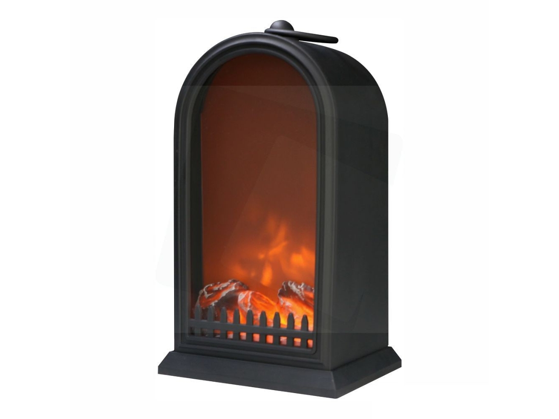 Lareira Decorativa LED a Pilhas 25cm ENTAC
