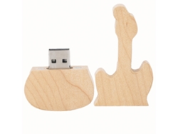 Pendrive Usb Flash Drive Forma De Guitarra Eléctrica Maple Almacenamiento Memoria Para Windows/os X Cm1104216g