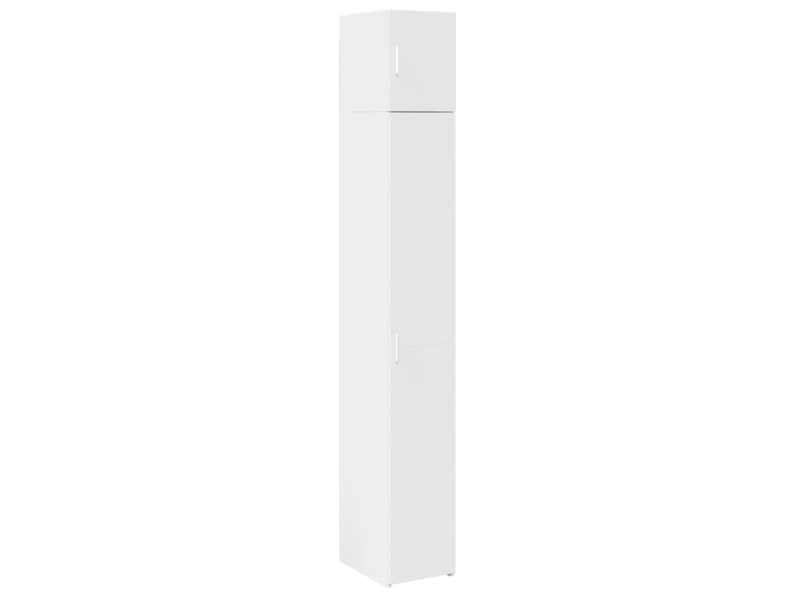 Armario De Almacenaje Estrecho VIDAXL Blanco Madera contrachapada