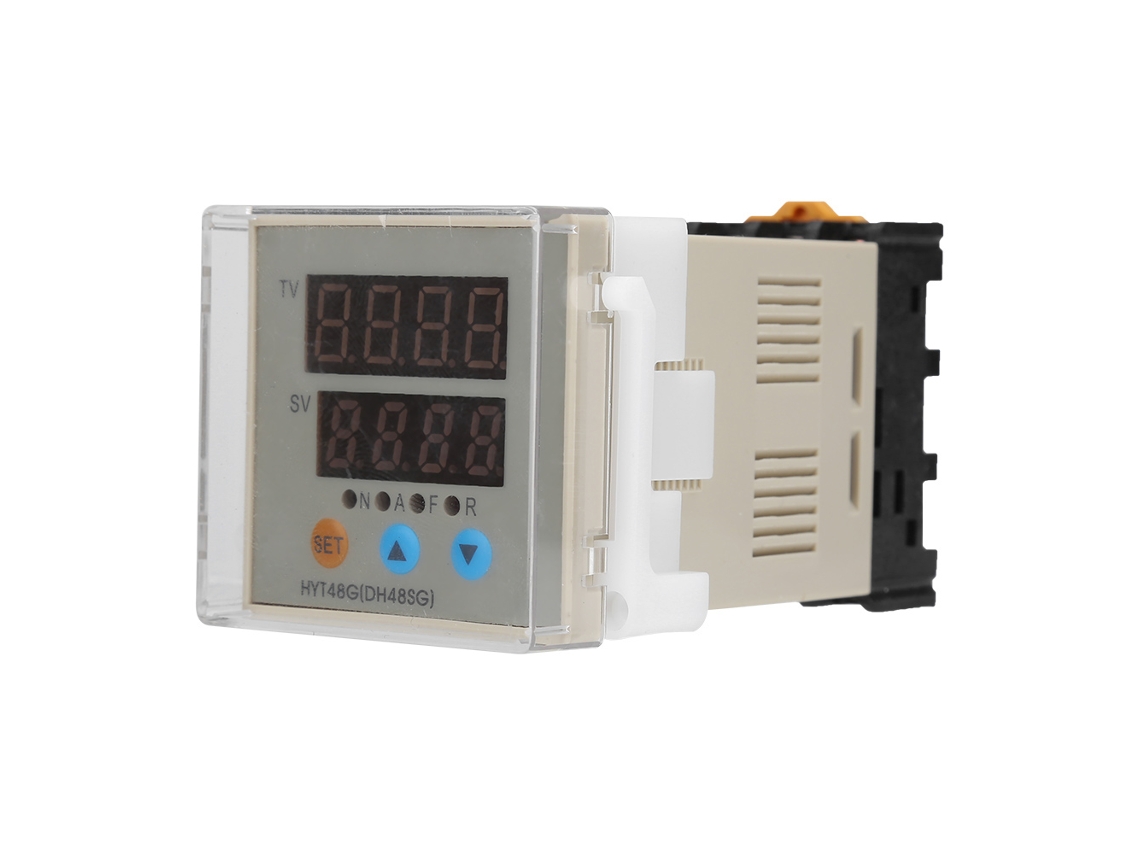 Hyt48g Dh48g Relé Temporizador Digital Inteligente Con Doble Pantalla 100-240 V Ca/cc
