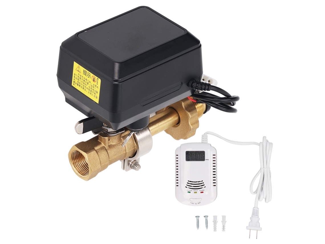 Controlador Eléctrico Automático Antiinterferencias Con Detector De Gas Para Válvula De Bola.