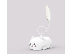 Lámpara De Mesa Elegante Con Forma De Gatito, De 26 Cm, Para Decoración De Interiores, Ideal Para La Habitación De Una Niña O De Un Niño.
