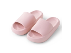 Sandalias Macia de Mujer ELKUAIE Toboganes Nube Almohada Ducha Baño Antideslizantes Suela Gruesa PVC Blanco (37/38)