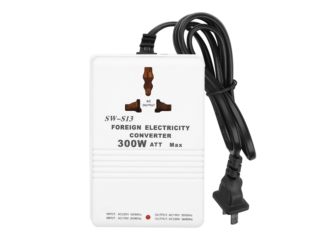 Transformador convertidor de voltaje SW S13 de 300 W, elevador y reductor de 220 V