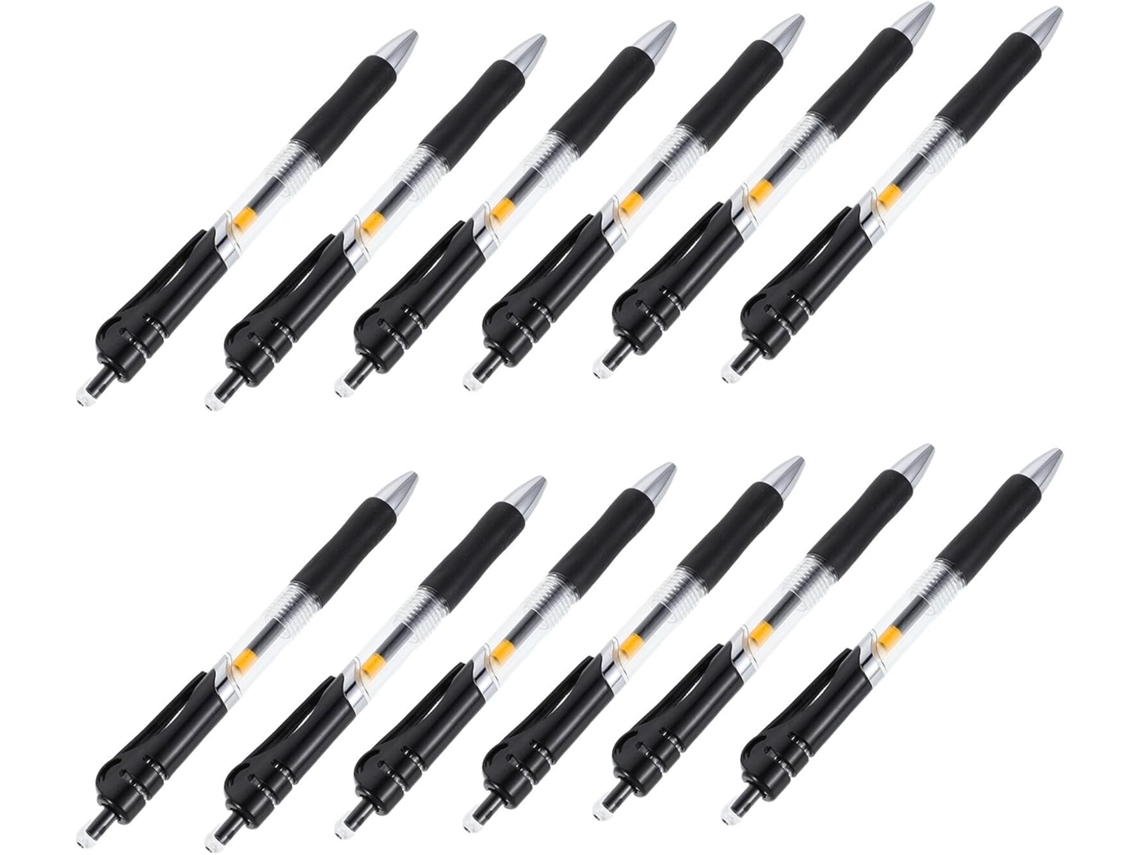Juego De 50 Bolígrafos De Tinta Negra, Punta Fina, Secado Rápido Y Diseño Ergonómico.