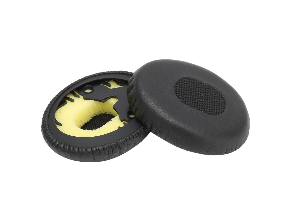 Almofadas De Ouvido Substituição Preto Para Fones De Ouvido Qc3 Oe1 Espuma Couro Pu