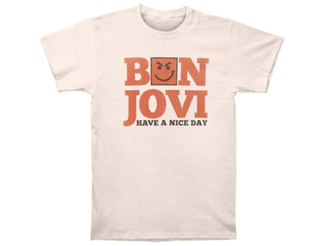 Camiseta ROCKINSTONE Bon Jovi Que tengas un buen día (XXL)