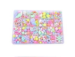 Rebe-kit De Pérolas Para Meninas 9 Peças Brinquedos Educativos Diy Para Fazer Pulseiras Com 24 Compartimentos Tipo 1