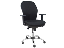 Sillas de Escritorio jorquera respaldo bali negro assento bali negro base cromada e rodas parquet