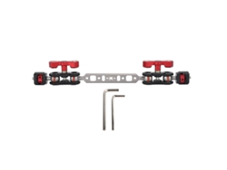 2026-brazo Articulado Con Cabeza Doble, Tornillo De 1/4 Pulgada, Barra Extensible Para Montaje De Cámara