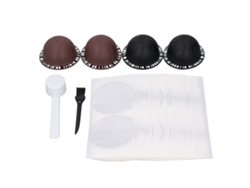 100 tapas de aluminio con 4 cápsulas de café reutilizables para cafetera Vertuoline