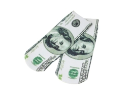 Un par de calcetines de dólar