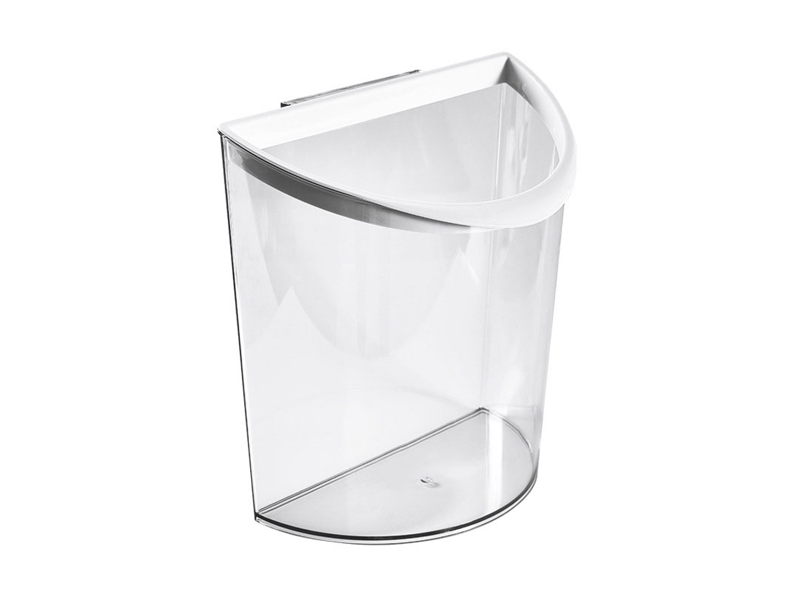 Papelera colgante transparente de gran calibre para ahorrar espacio, de montaje en pared, para cocina, encimera y debajo del fregadero.