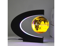 Globo Flotante Con Luz Led De 10 Cm, Levitación Magnética, Mapa Del Mundo Giratorio, Base En Forma De C, Decoración De Mesa, Regalo.