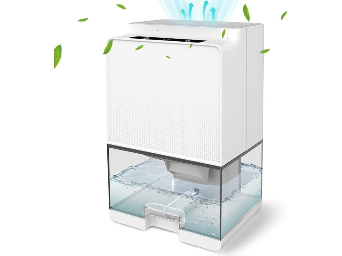 Deshumidificador de 1000 ml, pantalla LED, MDUG automático