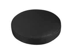 Rebe-funda De Taburete Redonda Para Barra Protector De Asiento Almohada Elástica Tela De Algodón Y Poliéster Negro 33cm Negro