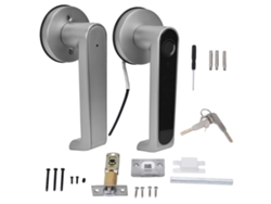 Cerradura de puerta multifuncional sin llave con sensor de huellas dactilares