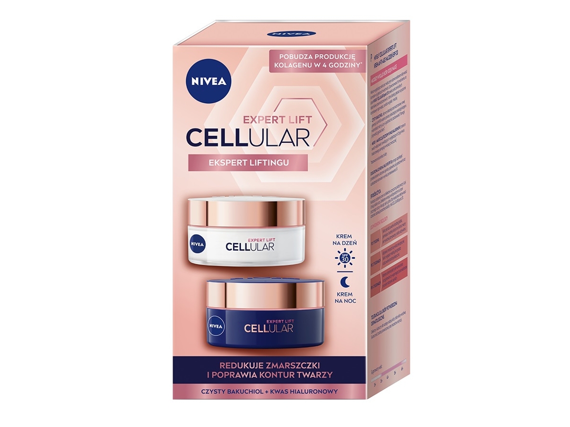 Set de crema de día Cellular Expert Lift FPS 30 50 ml y crema de noche 50 ml Nivea