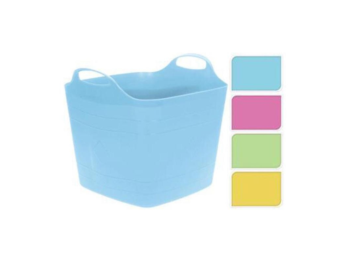 Capazo Flexible Cuadrado Surtido 15 L