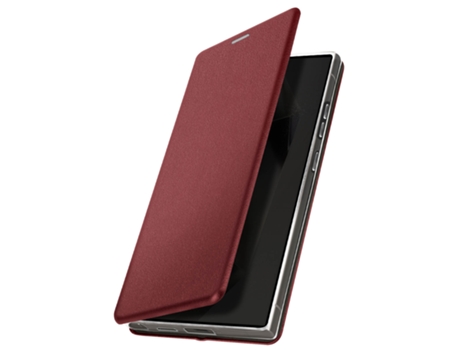Funda Folio para Samsung AVIZAR Piel Rojo