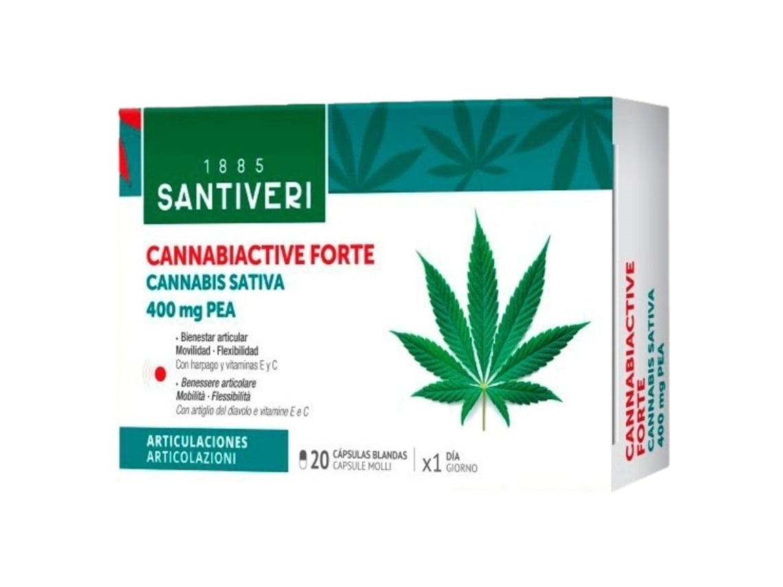 Cannabiactive Forte Sin Gluten 20Caps SANTIVERI