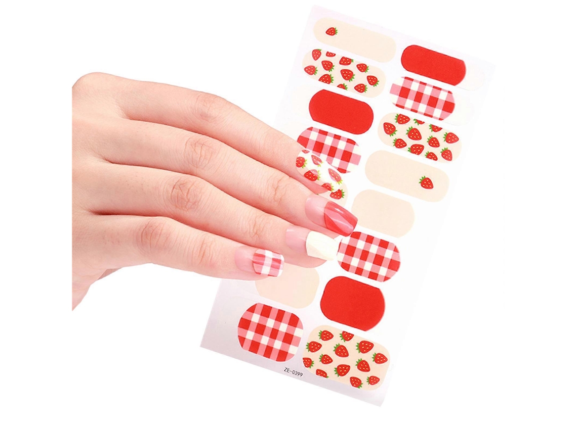 Pegatinas de uñas modernas con diseños encantadores, ideales para mujeres, estudiantes y amantes de la moda. Hengrongshen