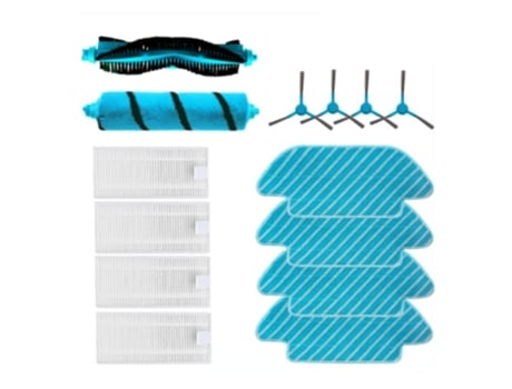 Para cecotec conga 4090 5090 rolo escova macia filtro hepa pano esfregão