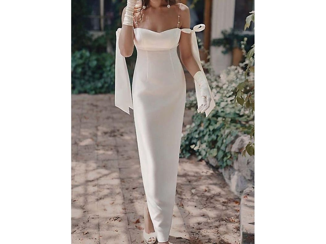 2026-vestido Largo De Satén Sin Mangas Para Mujer, Escote Off Shoulder, Diseño De Malla, Color Sólido, Primavera Verano, Fiesta Moderna