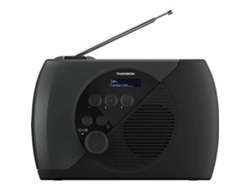 Radio FM DAB Thomson en gris y negro