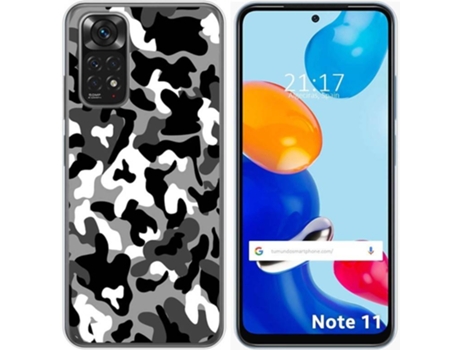 Carcasa Xiaomi Redmi Note 11 TUMUNDOSMARTPHONE Dibujos Snow Camuflaje Multicolor
