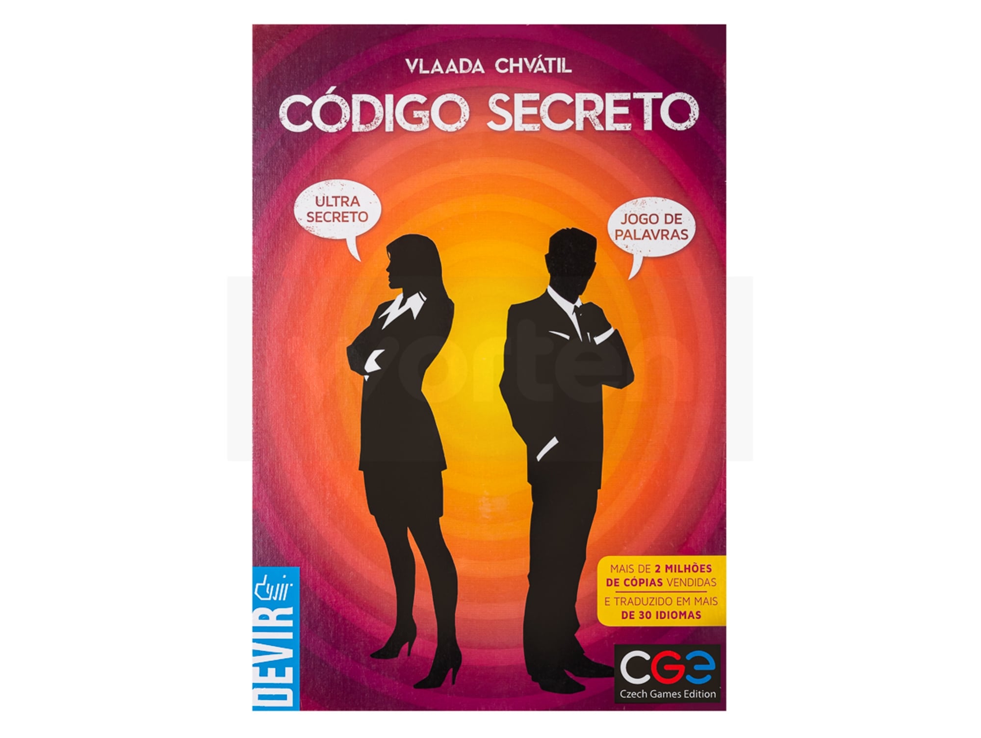 Juego de Mesa DEVIR Código Secreto (Edad Mínima: 10 años - Nivel Dificultad: Bajo)